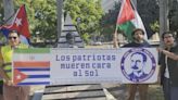 Simpatizantes de Irán y Cuba profanan el busto de José Martí en Coral Gables