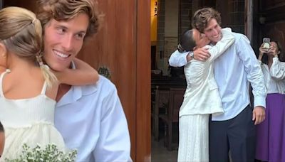 Nacho, el hijo de Emilio Aragón, se casa con la influencer Bea Gimeno: las fotos de la boda