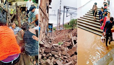 Maharashtra: Big rain unleashes small disasters on Central Railway