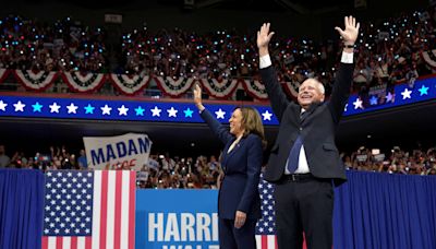 Kamala Harris and ‘Coach Walz’ Ease Into Their New Partnership