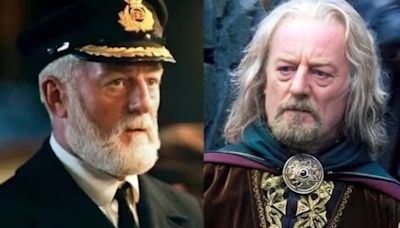 ¿A quién interpretó Bernard Hill en el Señor de los Anillos y cómo lucía su personaje?