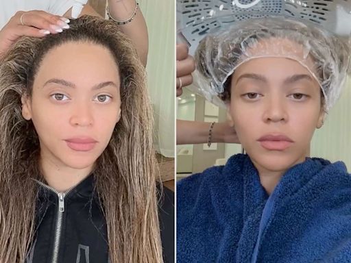 Beyoncé Shows Off Her Wash Day Routine and Gives Glimpse at Her Natural Hair