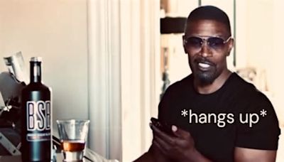 Jamie Foxx, 56, proves he is back to top health as he enjoys a big shot of whisky at his piano... after his mystery illness is STILL not explained