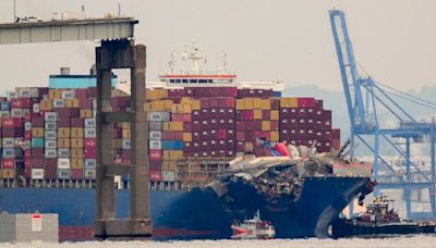 Tugboats Haul Away the Cargo Ship That Destroyed Baltimore’s Key Bridge