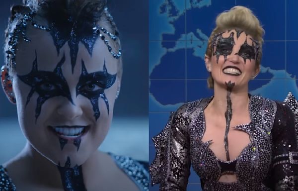 Jojo Siwa Saw Chloe Fineman's Black Sequined Weekend Update Impression Of Her, And She Has Thoughts