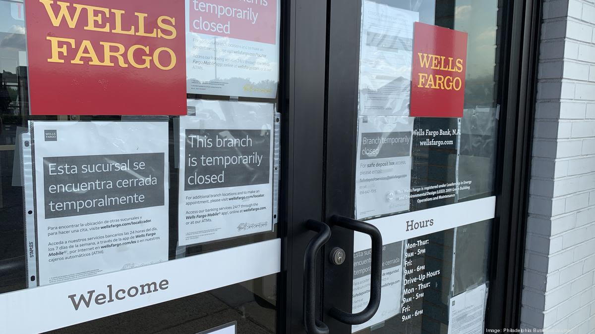 Small Deposits: Wells Fargo closing two more Philadelphia-area branches - Philadelphia Business Journal