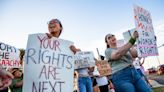 Abortion rights protesters rally in Corpus Christi after Roe v. Wade overturned