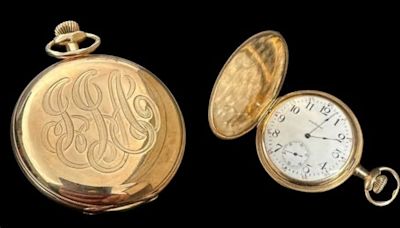 El reloj de oro que encontraron en el bolsillo del pasajero más rico que viajaba en el Titanic y que será subastado