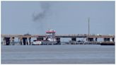 Barge causes oil spill when it hits bridge in Galveston, Texas