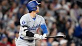 Ohtani has 3 doubles amid Dodgers' 20-hit night