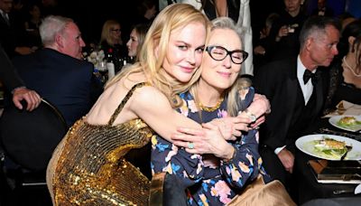 Meryl Streep bromea diciendo que Nicole Kidman es tan buena actuando que es "traumatizante"