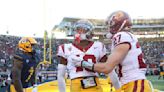 No. 24 USC rallies late, gets last-minute stop to beat Cal 50-49 and snap skid