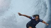 Surfers get 'best waves of our lives' at dress rehearsal for Olympic venue in Tahiti