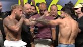 Jake Paul SHOVES Mike Perry as weigh-in descends into chaos