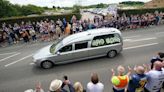 Rob Burrow funeral: Hundreds line streets to pay tribute to rugby league legend