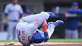 Pete Alonso leaves Mets game vs. Padres after being hit by pitch; Starling Marte also exits