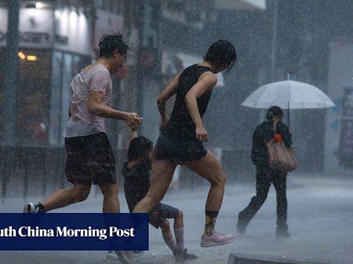 Hong Kong issues amber rainstorm signal on Monday morning, warns of some flooding