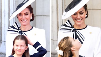 Princess Charlotte and Princess Kate's balcony moment goes viral