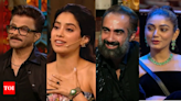 Bigg Boss OTT 3: Janhvi Kapoor graces the Weekend Ka Vaar and recreates Ranvir-Sana's fight with uncle Anil Kapoor | - Times of India