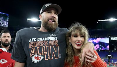 Taylor Swift appears to release first song about boyfriend Travis Kelce