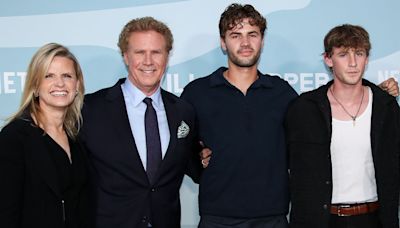 Watch Will Ferrell’s Sons Adorably Rescue Their Dad from a Wardrobe Mishap on the 'Will & Harper' Red Carpet