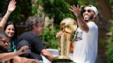 Championship parade: Celtics ride duck boats through Boston as city celebrates NBA title