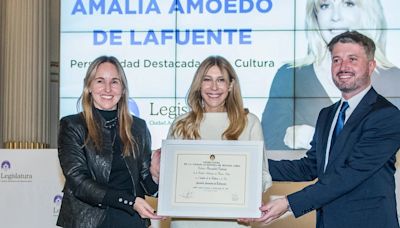 50 fotos de la declaración de Amalia Amoedo de Lafuente como Personalidad Destacada de la Cultura de Buenos Aires