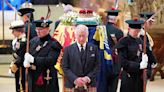 King Charles III, Princess Anne, and their siblings stood guard around the Queen's coffin at St Giles' Cathedral