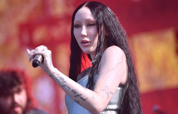 Noah Cyrus Shines in Silver Latex Avellano Dress While Performing at Outloud Music Festival 2024