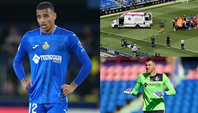 Ambulance called onto pitch in Mason Greenwood’s last game for Getafe as Man Utd loanee's team-mate 'loses consciousness for several minutes' after collision | Goal.com Nigeria