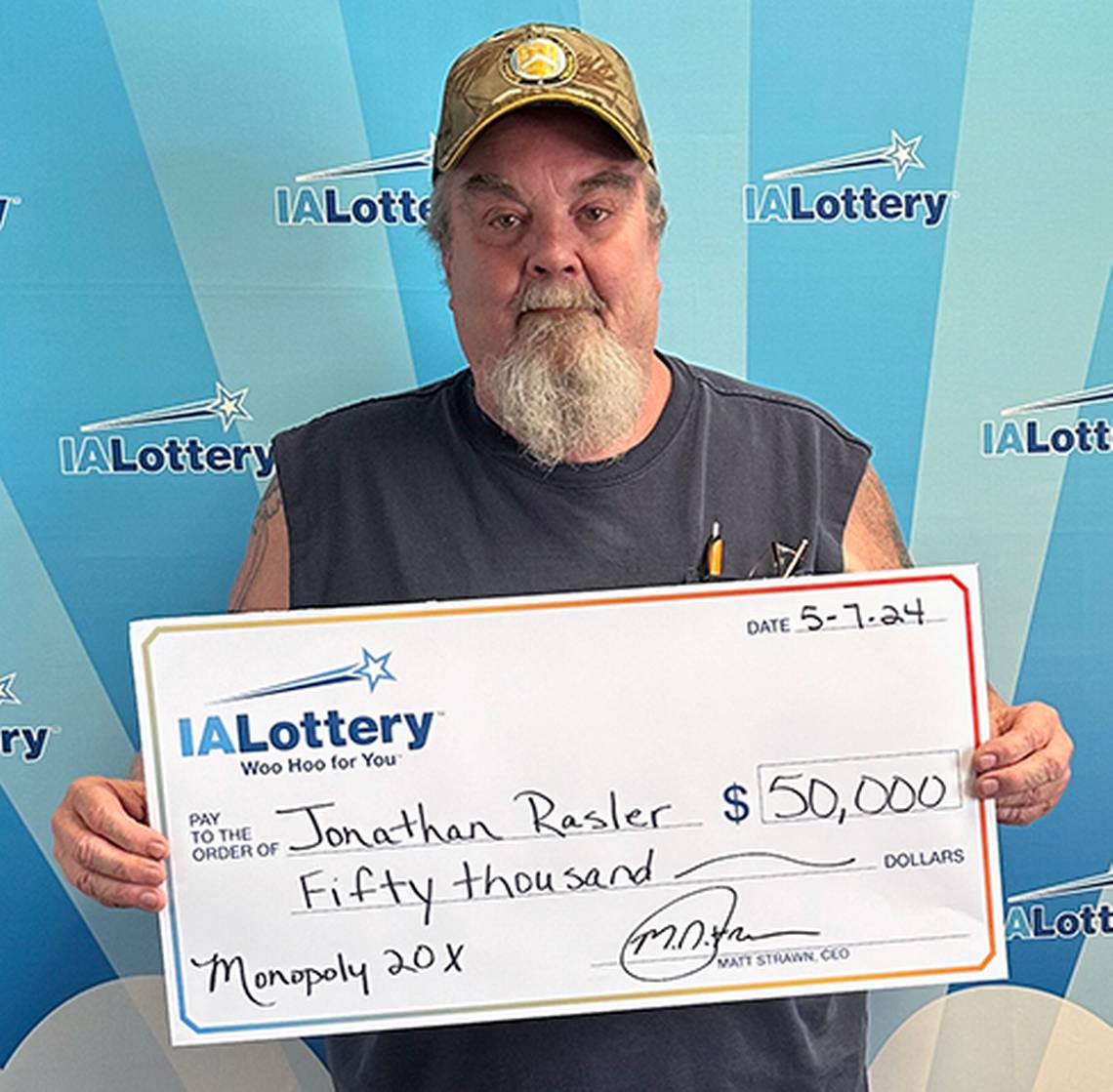 Lottery player’s favorite game was sold out, but his backup wins big. ‘Wait a minute’