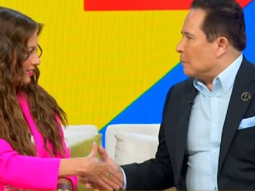 VIDEO: Ingrid Coronado y Gustavo Adolfo Infante se reconcilian en 'Sale el Sol'; "borrón y cuenta nueva"