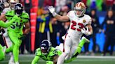 Christian McCaffrey's 10th rushing TD of 2023 gives 49ers 14-3 lead