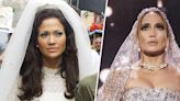 Every time J. Lo has worn a wedding dress in a movie