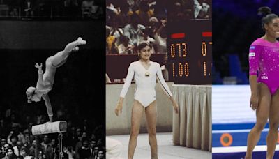 Larisa Latýnina, Nadia Comaneci y Simone Biles: el tridente dorado de la gimnasia artística