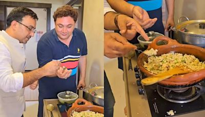 Chef Vikas Chawla Who Specialises In Millet Makes Samai Chawal Pulao For Actor Rajesh Kumar