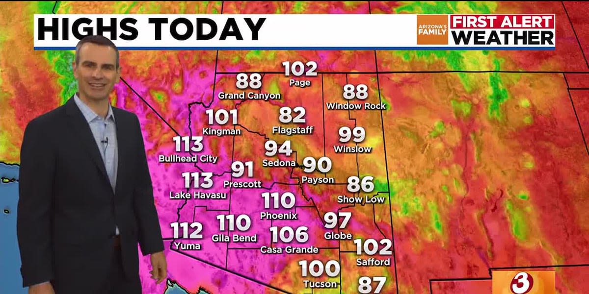 Storm chances dwindle in the Phoenix area this weekend