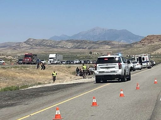 2 men flown to hospital after motorcycle crash in Juab County