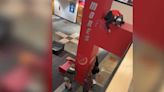 Protest inside Student Union Building at University of New Mexico