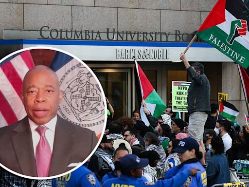 NYC mayor claims Columbia protests sparked by 'outside agitators'