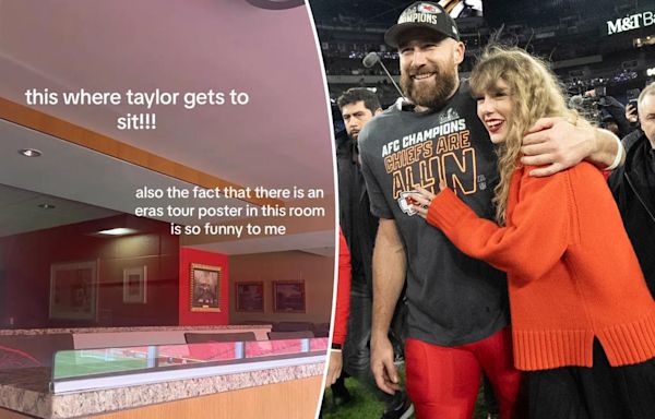Travis Kelce’s Arrowhead Stadium suite updated with nod to Taylor Swift