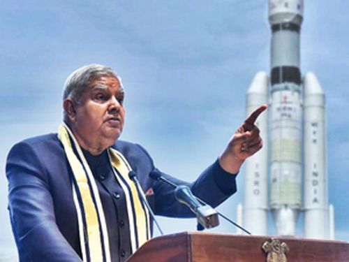 India well-positioned to be key global space player in coming years: Vice-President Dhankhar