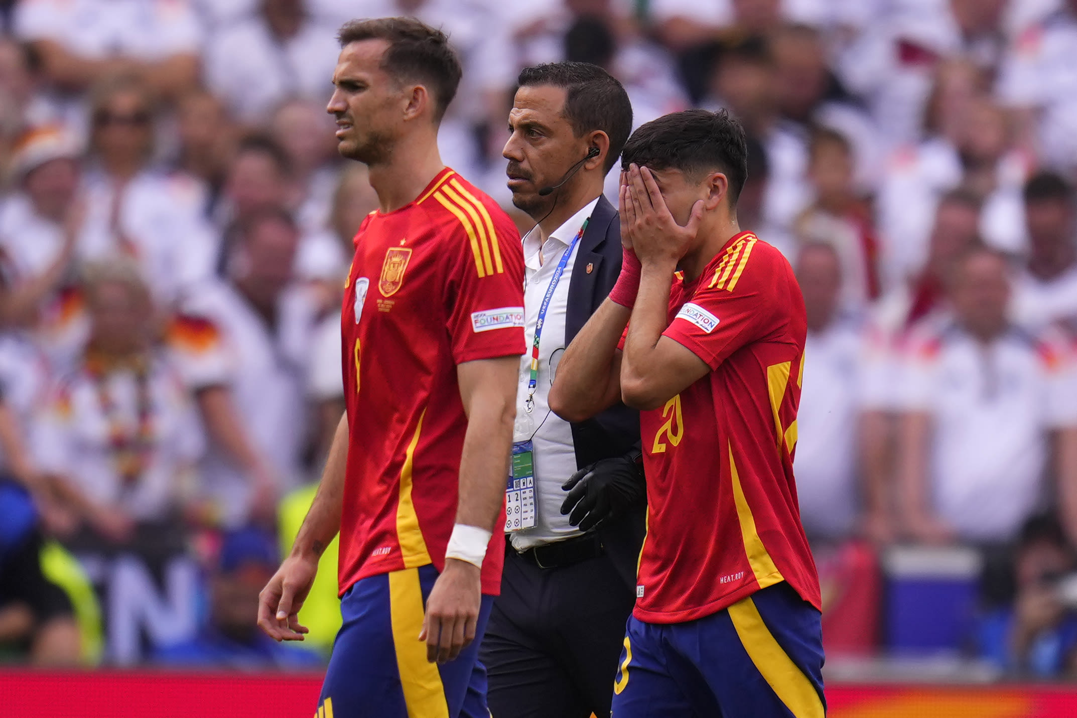 Spain's Pedri ruled out of rest of Euros and Kroos apologises for tournament-ending tackle