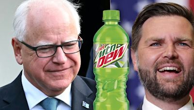 Tim Walz and J.D. Vance are Mountain Dew fans. Why that could hurt the brand.