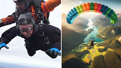 Hombre de 106 años consigue nuevamente el récord Guinness por saltar en paracaídas