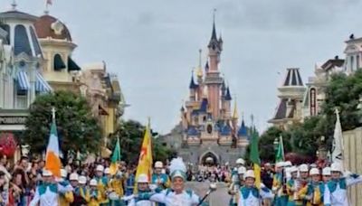 Watch: Magical moments as Cloughaneely Junior Band performs in Disneyland Paris - Donegal Daily