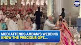 PM Narendra Modi Blesses Anant Ambani and Radhika Merchant at Wedding - Oneindia