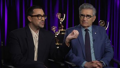 Eugene and Dan Levy discuss father-son 'chemistry' and 'bickering' ahead of Emmys hosting