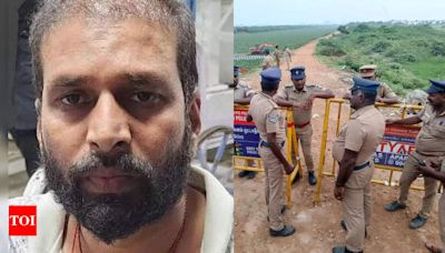 Police gun down A+ category rowdy linked to Armstrong murder case in Chennai | Chennai News - Times of India