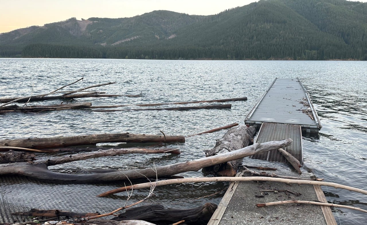 Boating on Detroit Lake deemed 'dangerous' due to an excess amount of logs